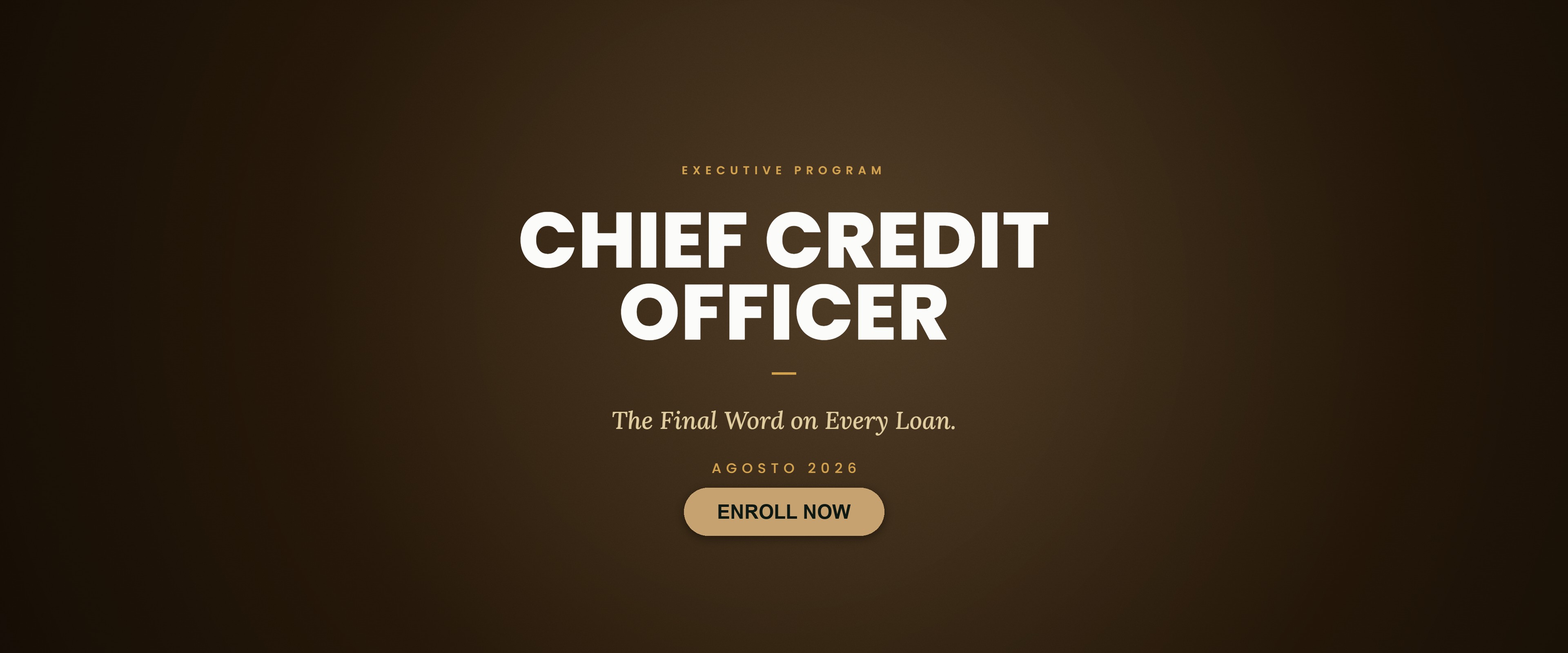Chief Credit Officer
